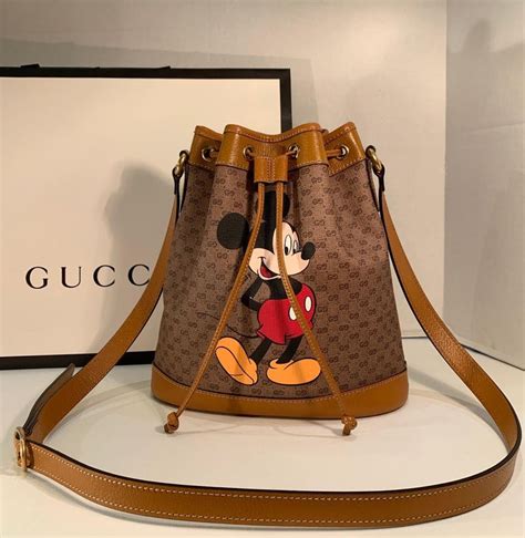 gucci disney tote bag|mickey mouse Gucci bag grey.